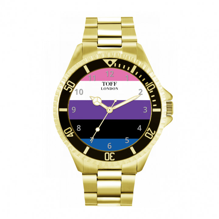 42mm Pride Genderfluid Flag Watch