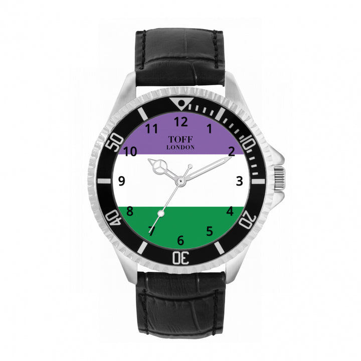 42mm Pride Genderqueer Flag Watch