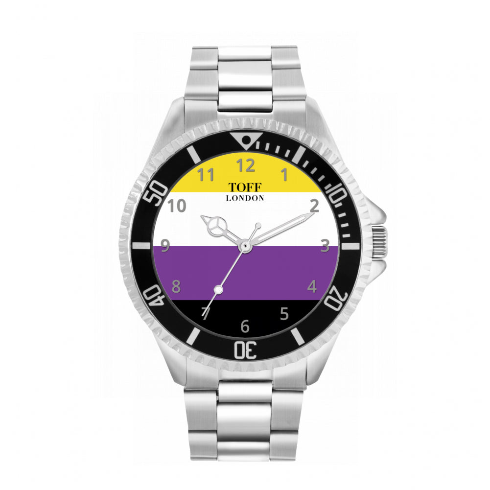 42mm Pride Nonbinary Flag Watch