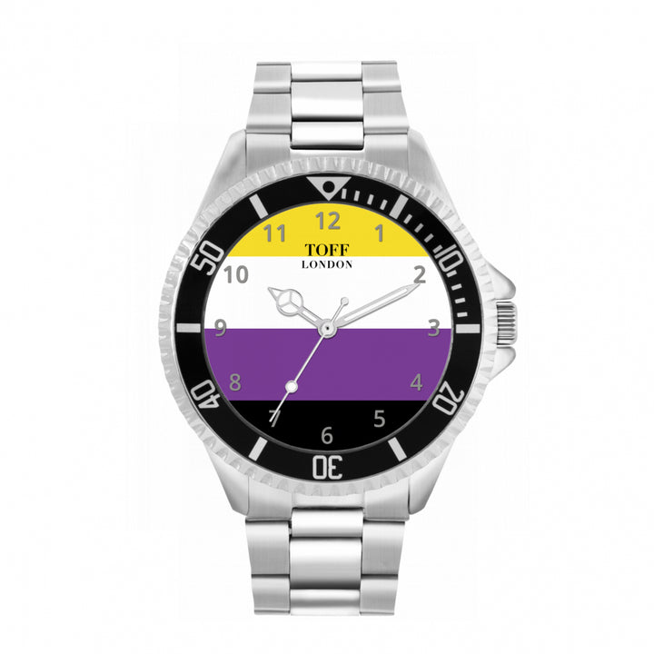 42mm Pride Nonbinary Flag Watch
