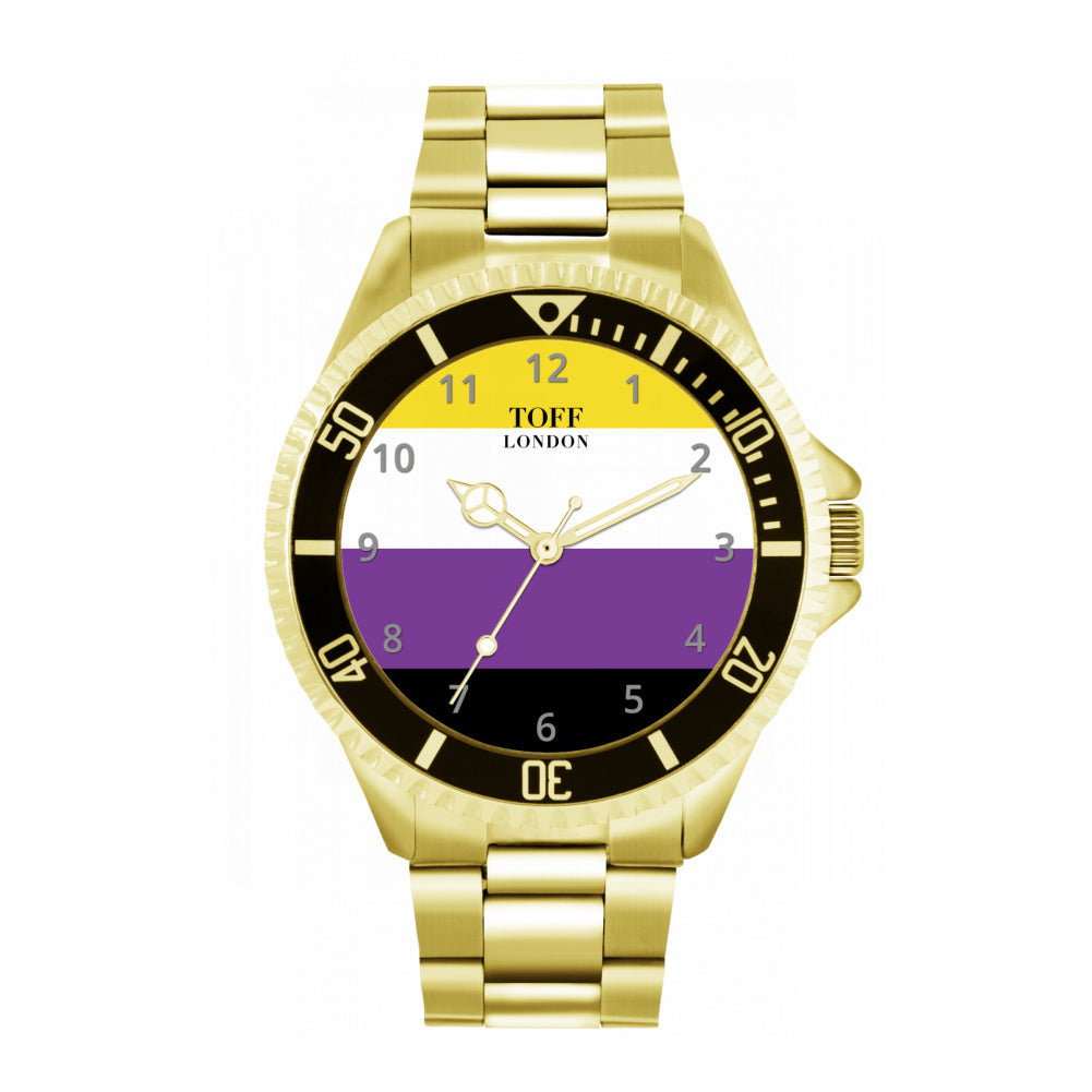 42mm Pride Nonbinary Flag Watch