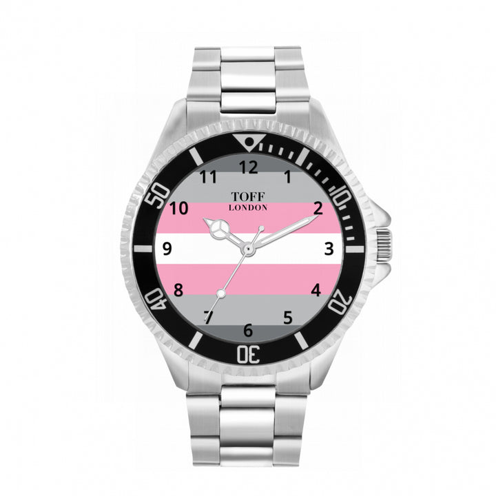 42mm Pride Girl Demigender Flag Watch