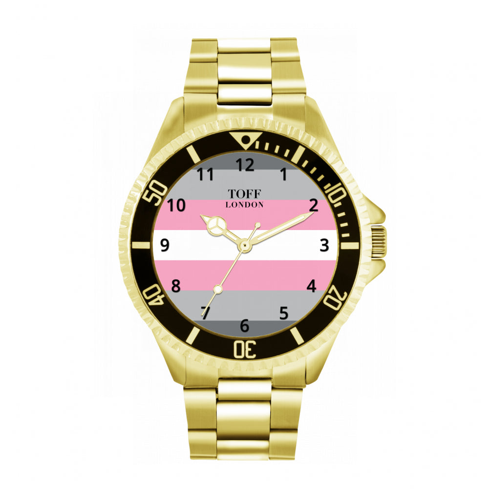 42mm Pride Girl Demigender Flag Watch