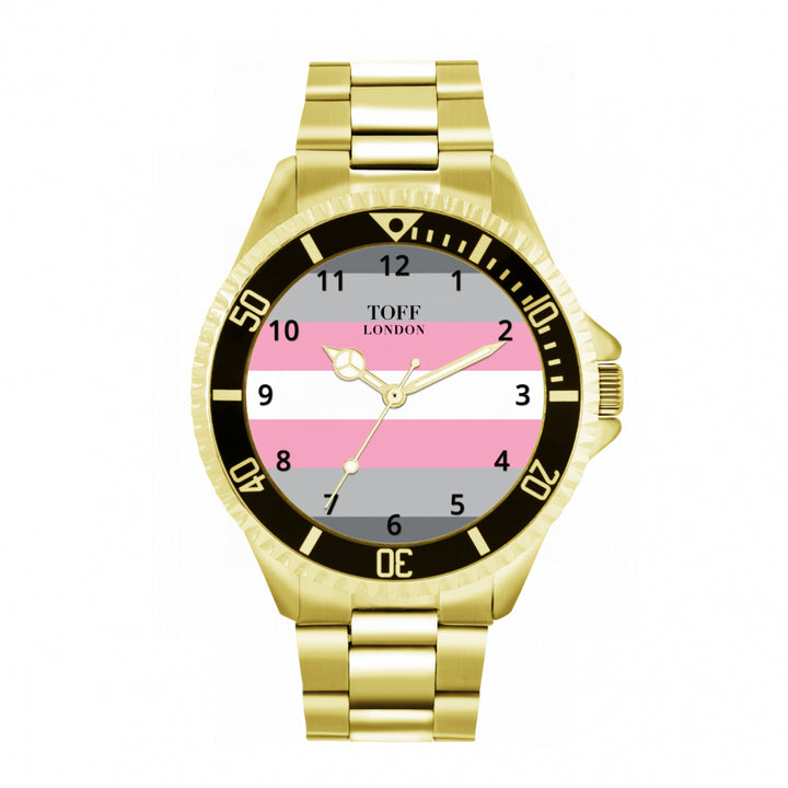 42mm Pride Girl Demigender Flag Watch