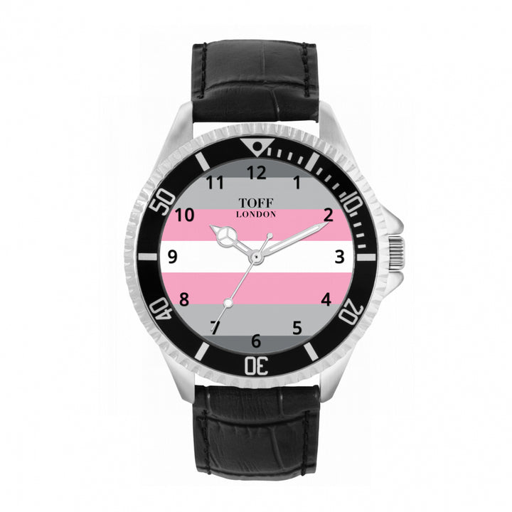 42mm Pride Girl Demigender Flag Watch