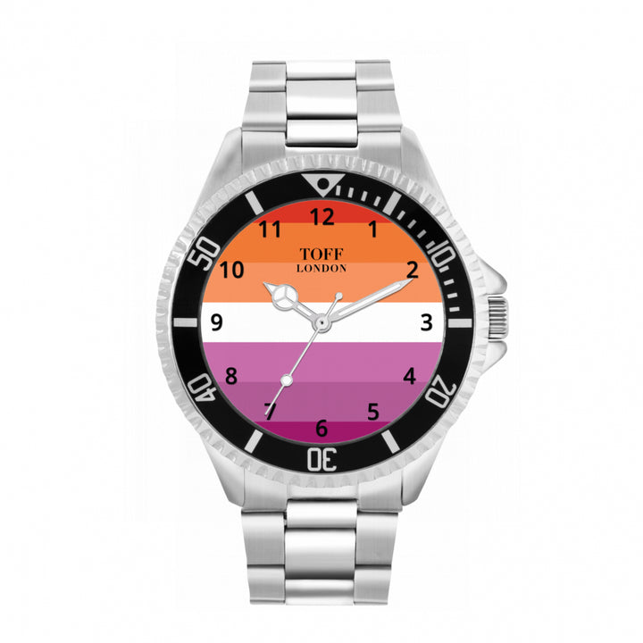 42mm Pride Lipstick Lesbian Flag Watch