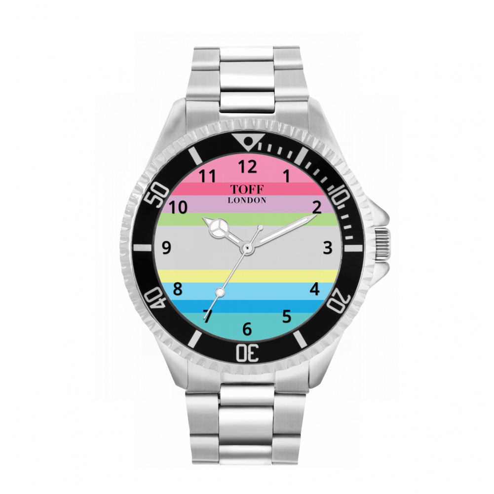42mm Pride Gender Questioning Flag Watch