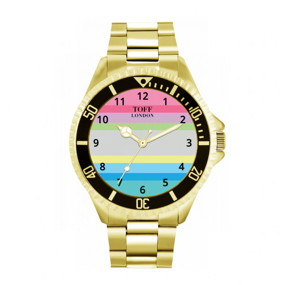 42mm Pride Gender Questioning Flag Watch