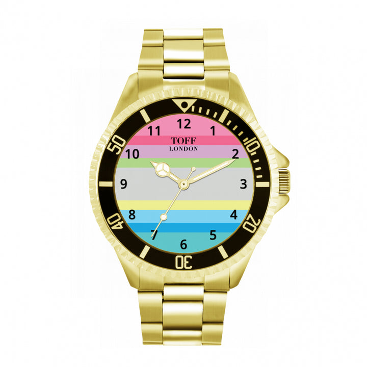 42mm Pride Gender Questioning Flag Watch