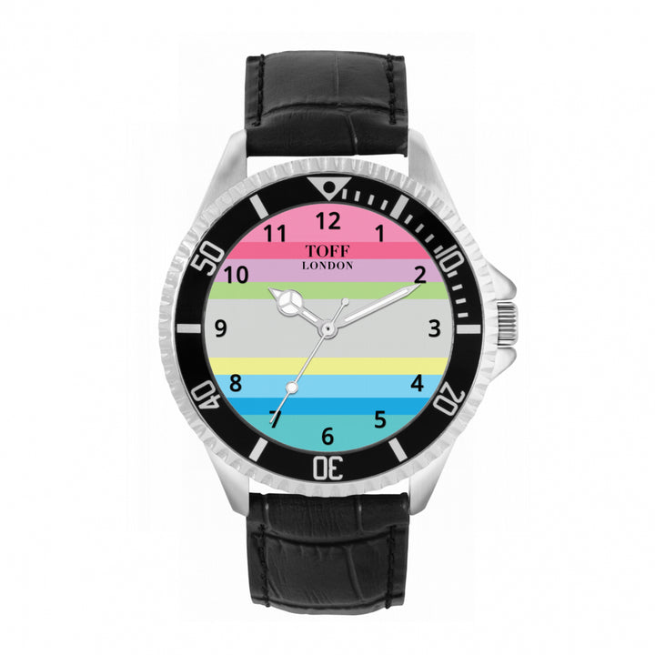 42mm Pride Gender Questioning Flag Watch