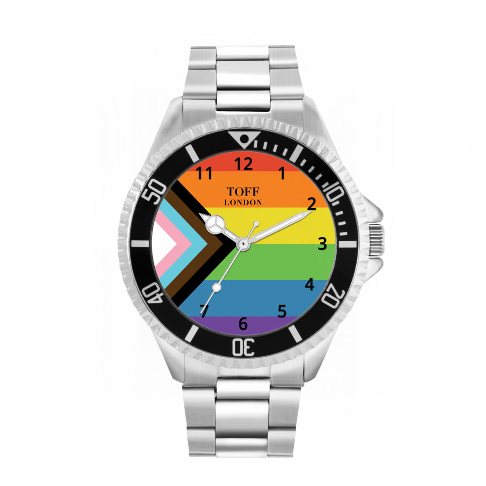 42mm Pride Progress Flag Watch