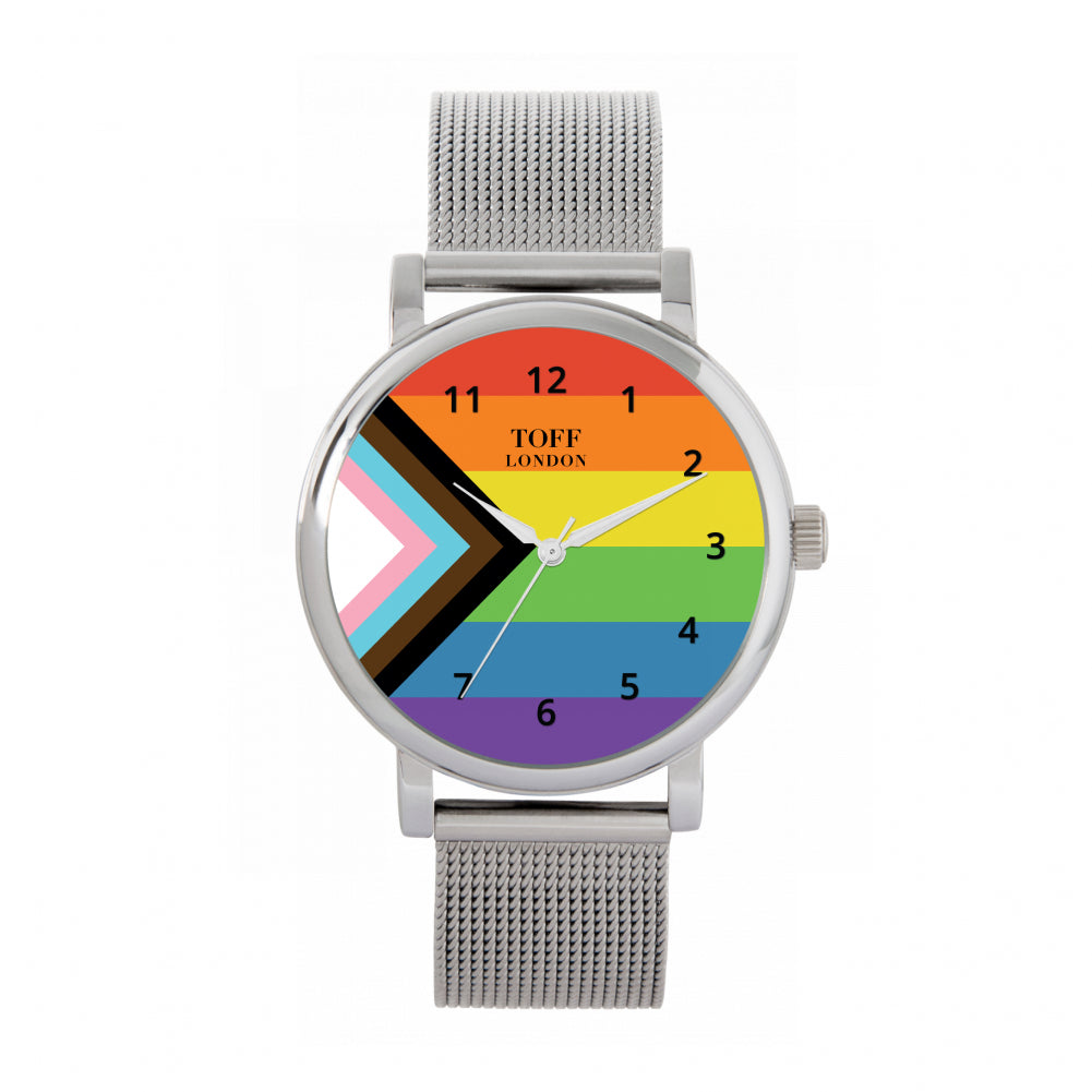 38mm Pride Progress Flag Watch