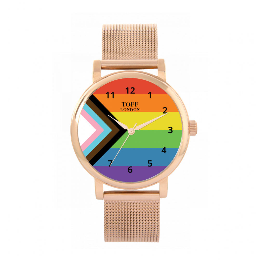 38mm Pride Progress Flag Watch