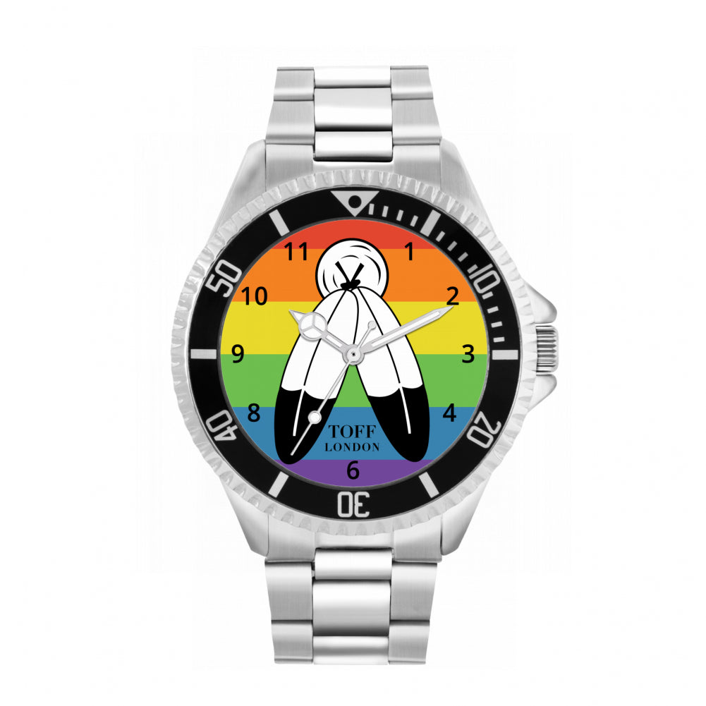 42mm Pride Two Spirit Flag Watch