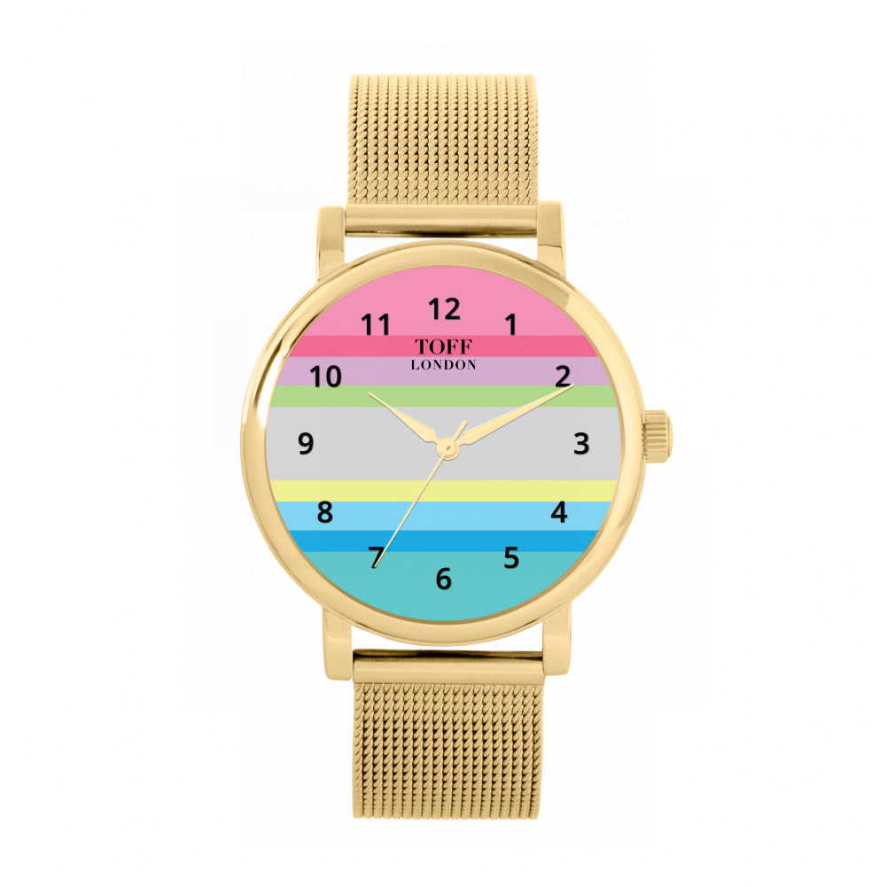 38mm Pride Gender Questioning Flag Watch