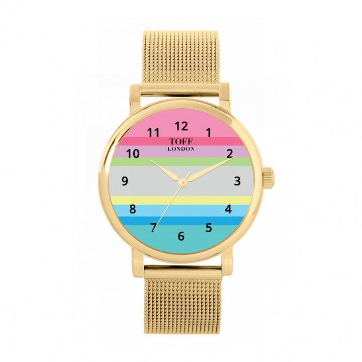 38mm Pride Gender Questioning Flag Watch