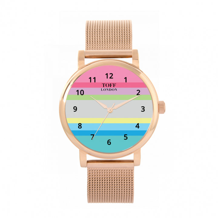 38mm Pride Gender Questioning Flag Watch