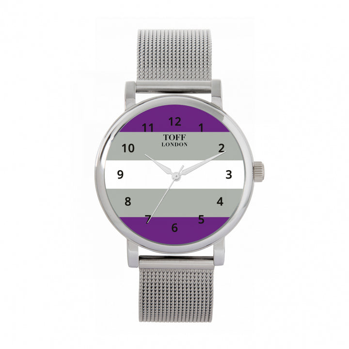 38mm Pride Greysexual Flag Watch