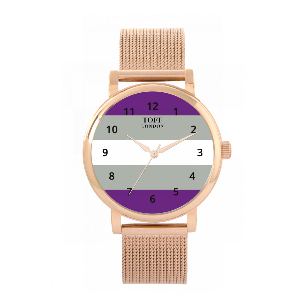 38mm Pride Greysexual Flag Watch