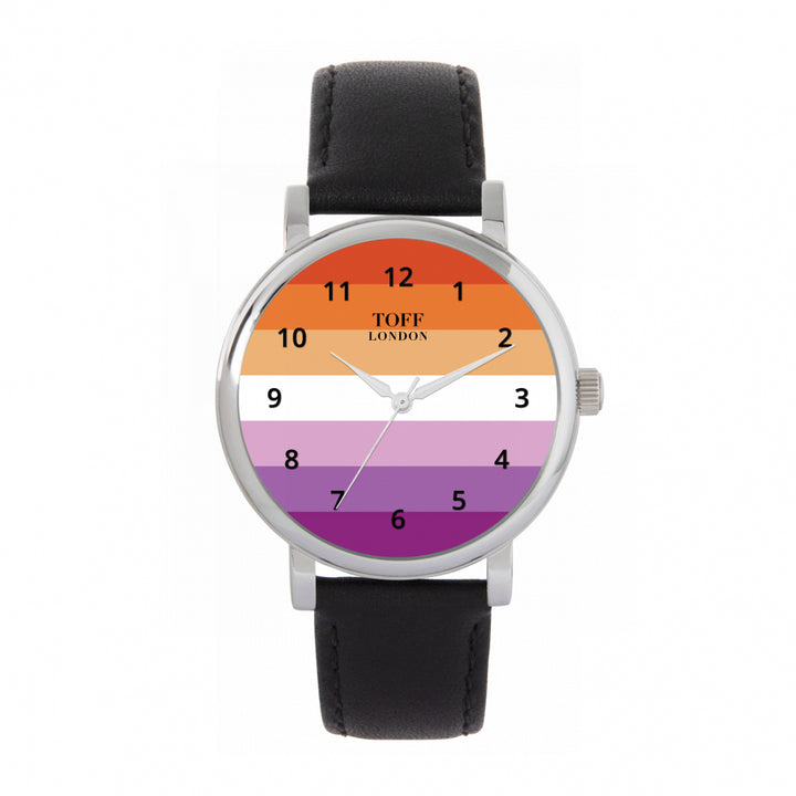 38mm Pride New Lesbian Flag Watch