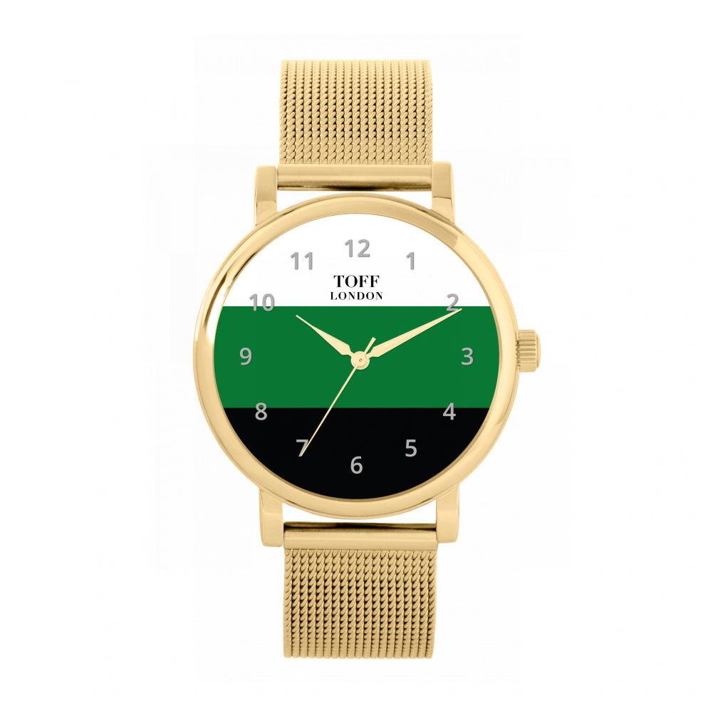 38mm Pride Neutrois Flag Watch