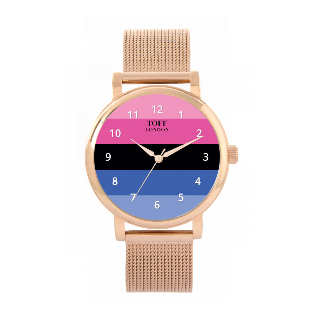 38mm Pride Omnisexual Flag Watch