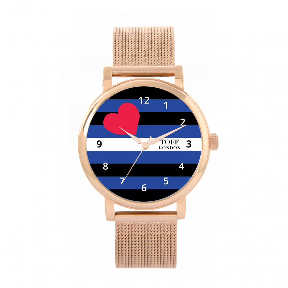 38mm Pride Leather Flag Watch