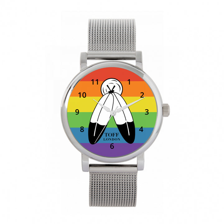 38mm Pride Two Spirit Flag Watch