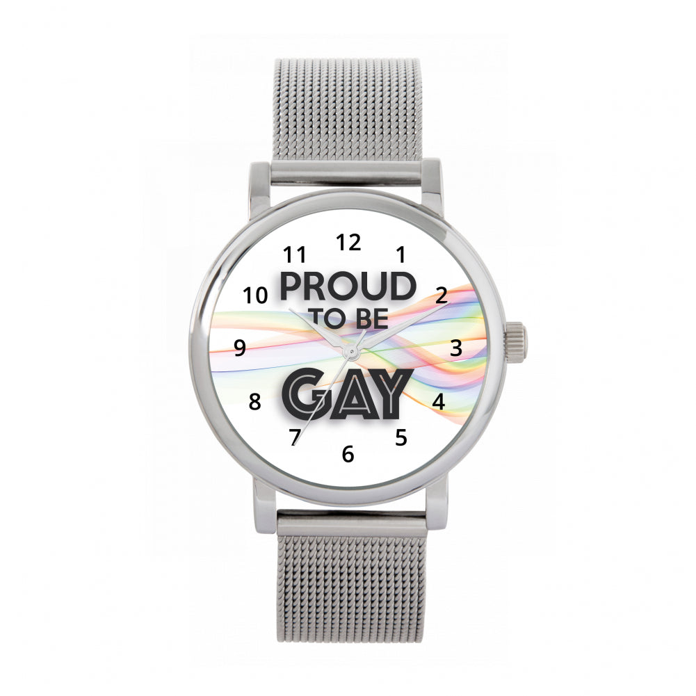 38mm Pride Rainbow Ribbon Proud Watch