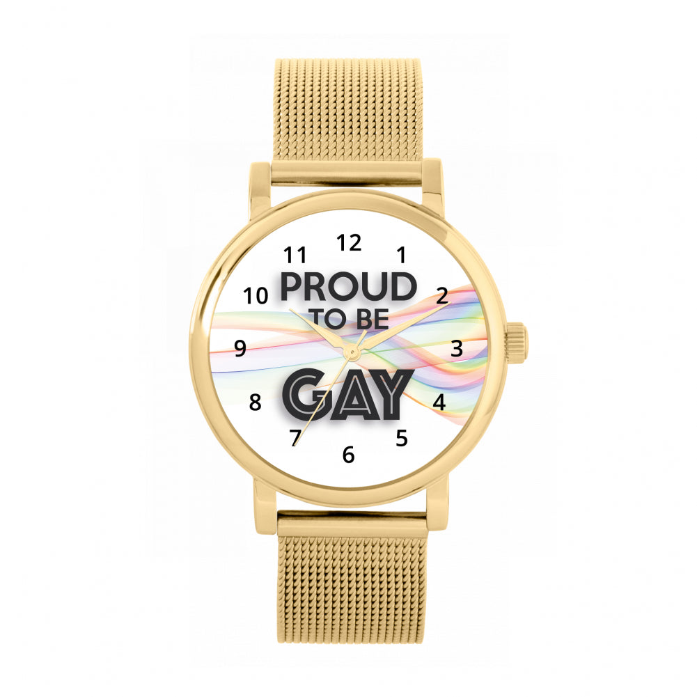 38mm Pride Rainbow Ribbon Proud Watch