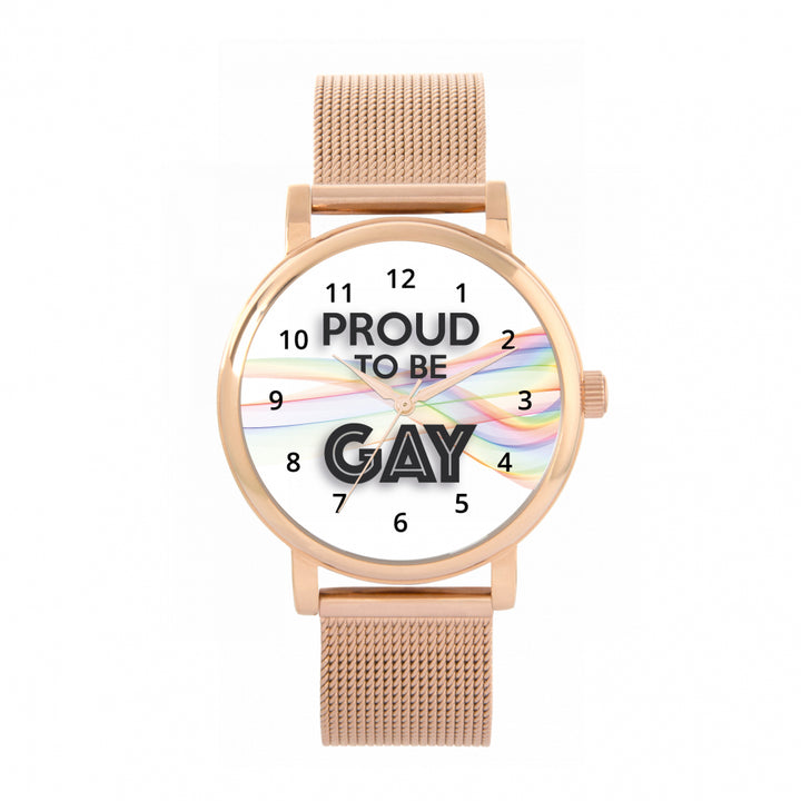 38mm Pride Rainbow Ribbon Proud Watch