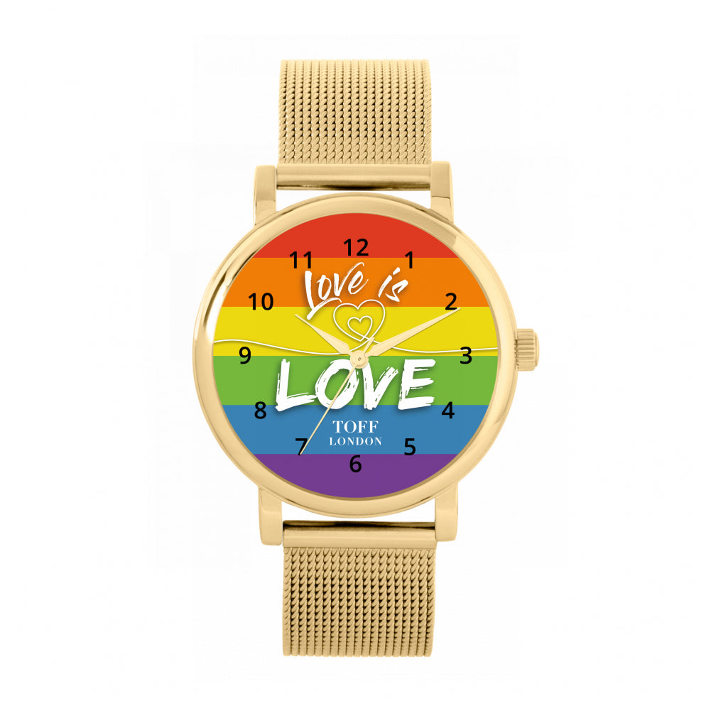 38mm Pride Love Is Love Watch