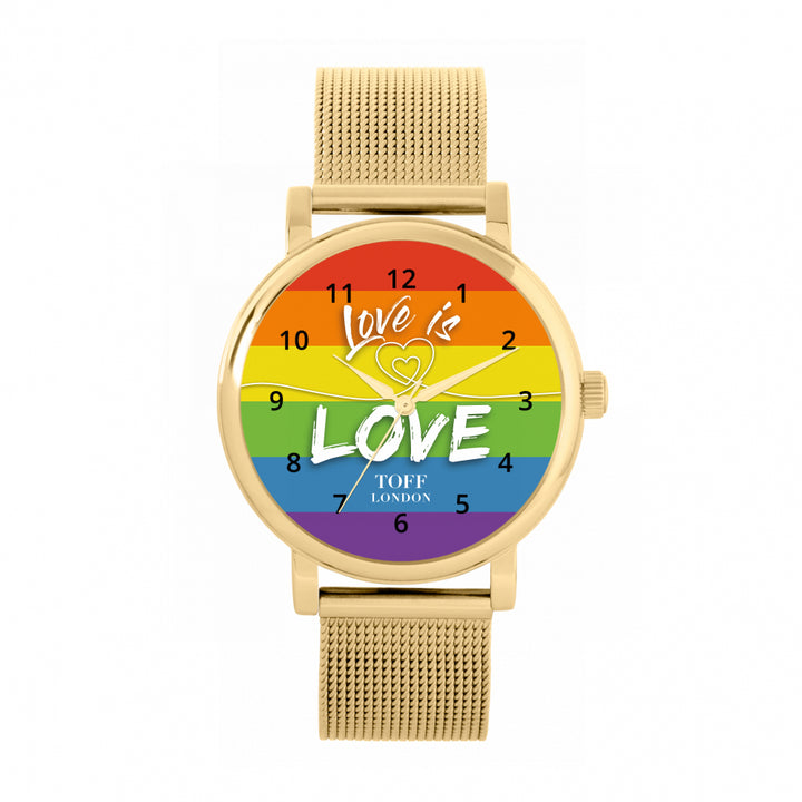 38mm Pride Love Is Love Watch
