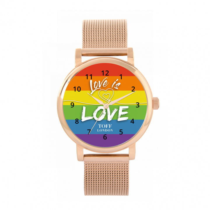 38mm Pride Love Is Love Watch
