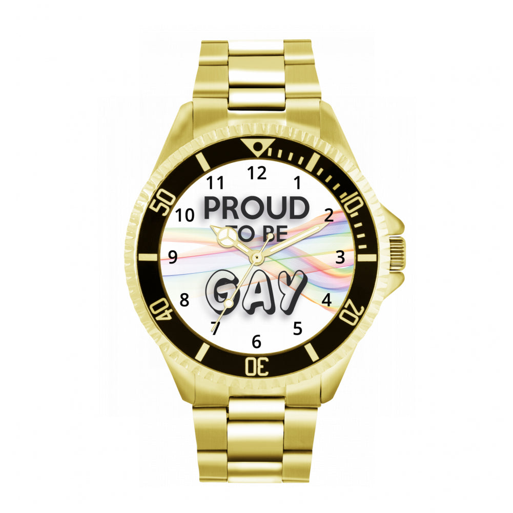 42mm Pride Rainbow Ribbon Proud Watch