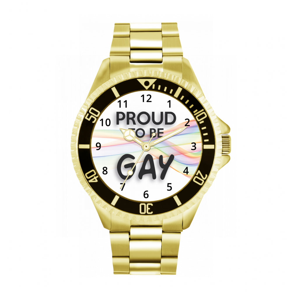 42mm Pride Rainbow Ribbon Proud Watch