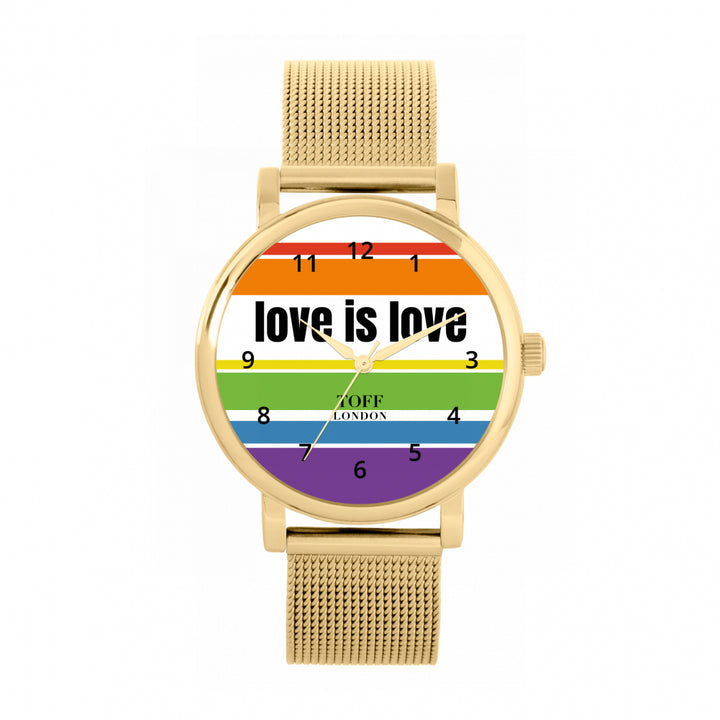 38mm Pride Love Is Love Watch