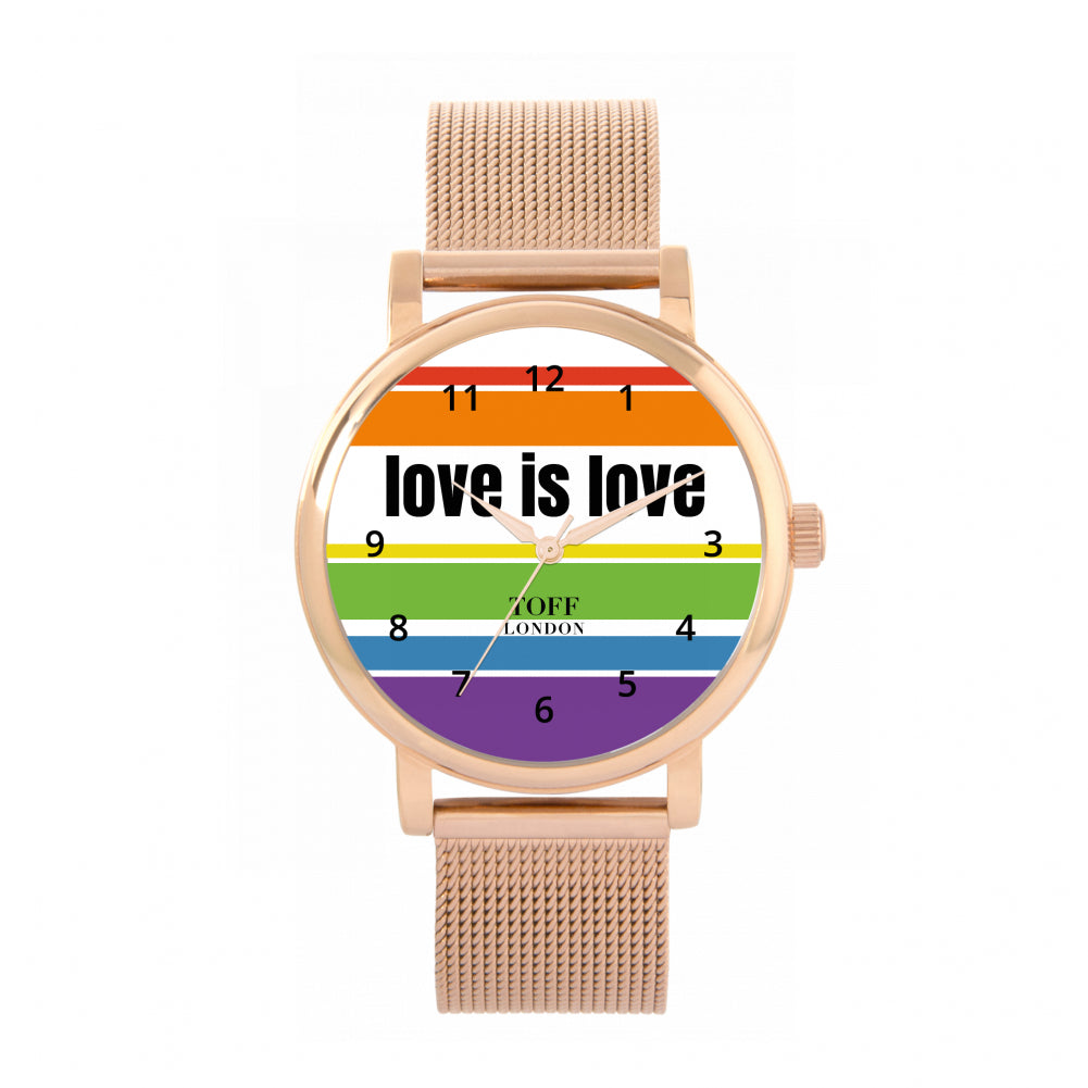38mm Pride Love Is Love Watch