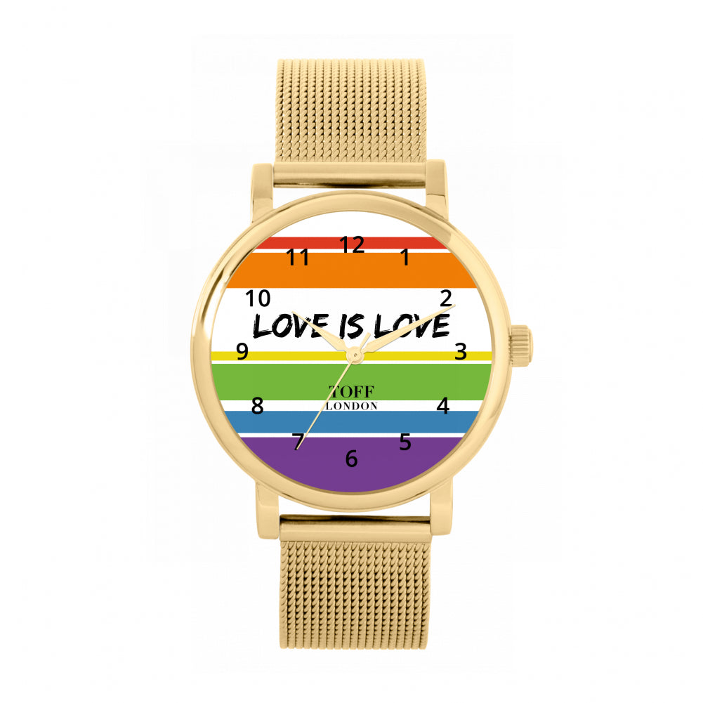 38mm Pride Love Is Love Watch