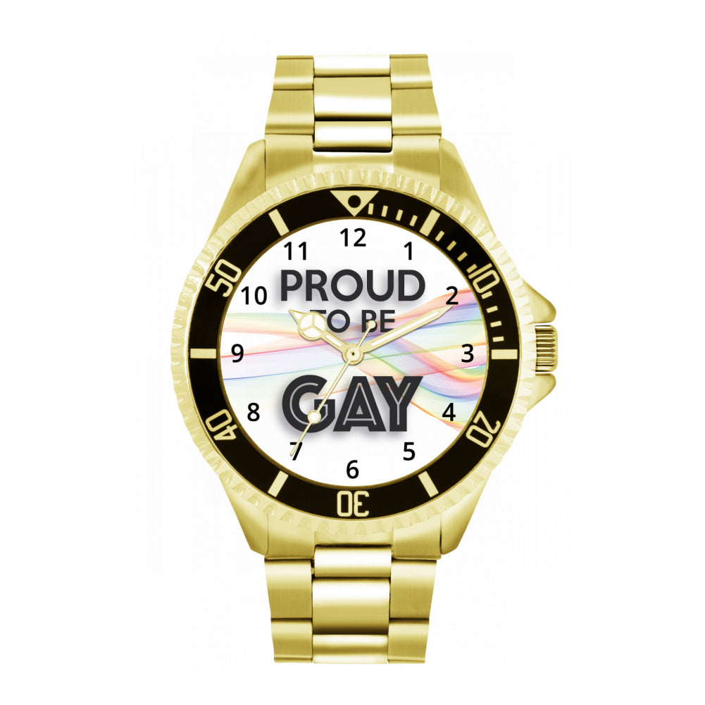 42mm Pride Rainbow Ribbon Proud Watch