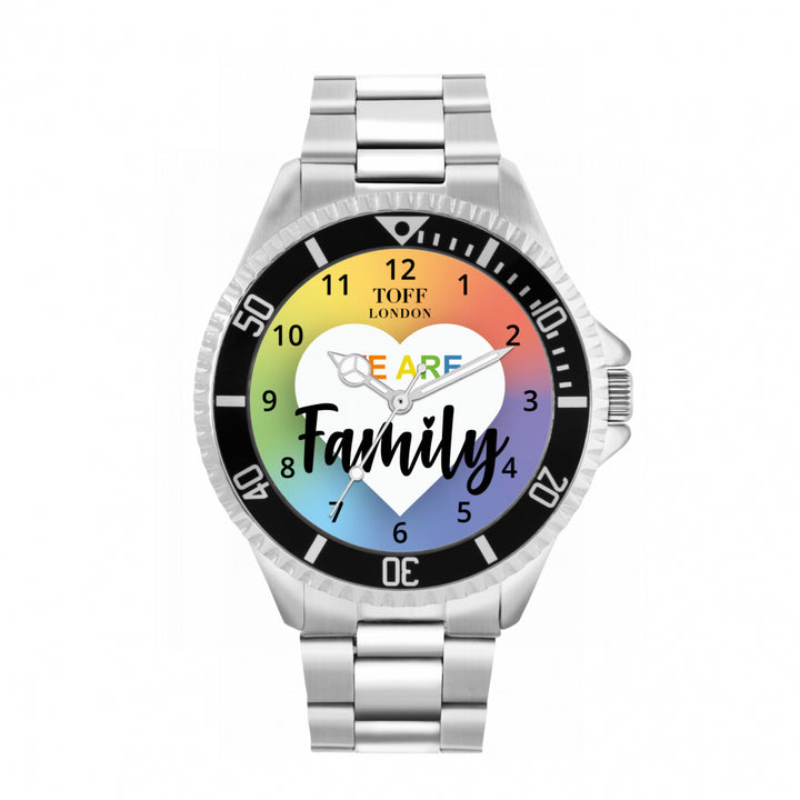 42mm Pride We Are Family Rainbow Watch