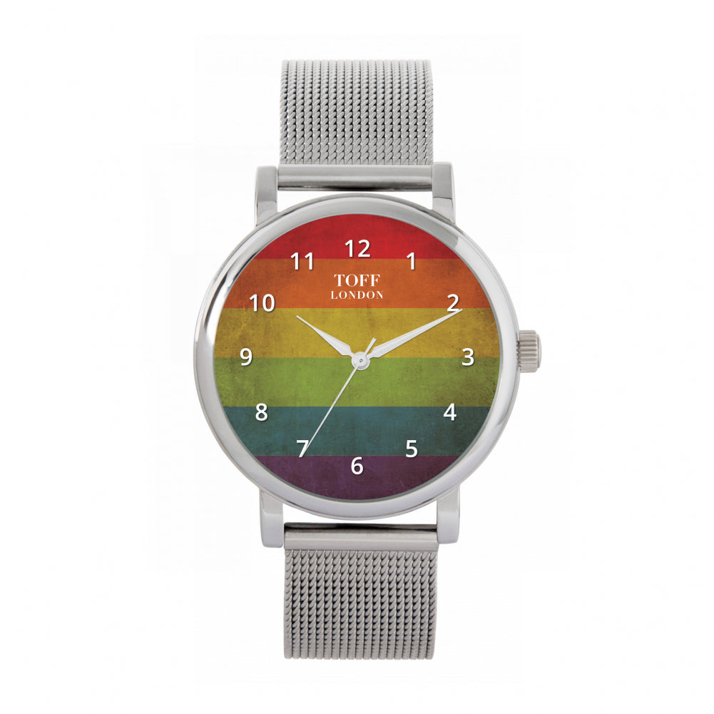 38mm Pride Vintage Rainbow Watch