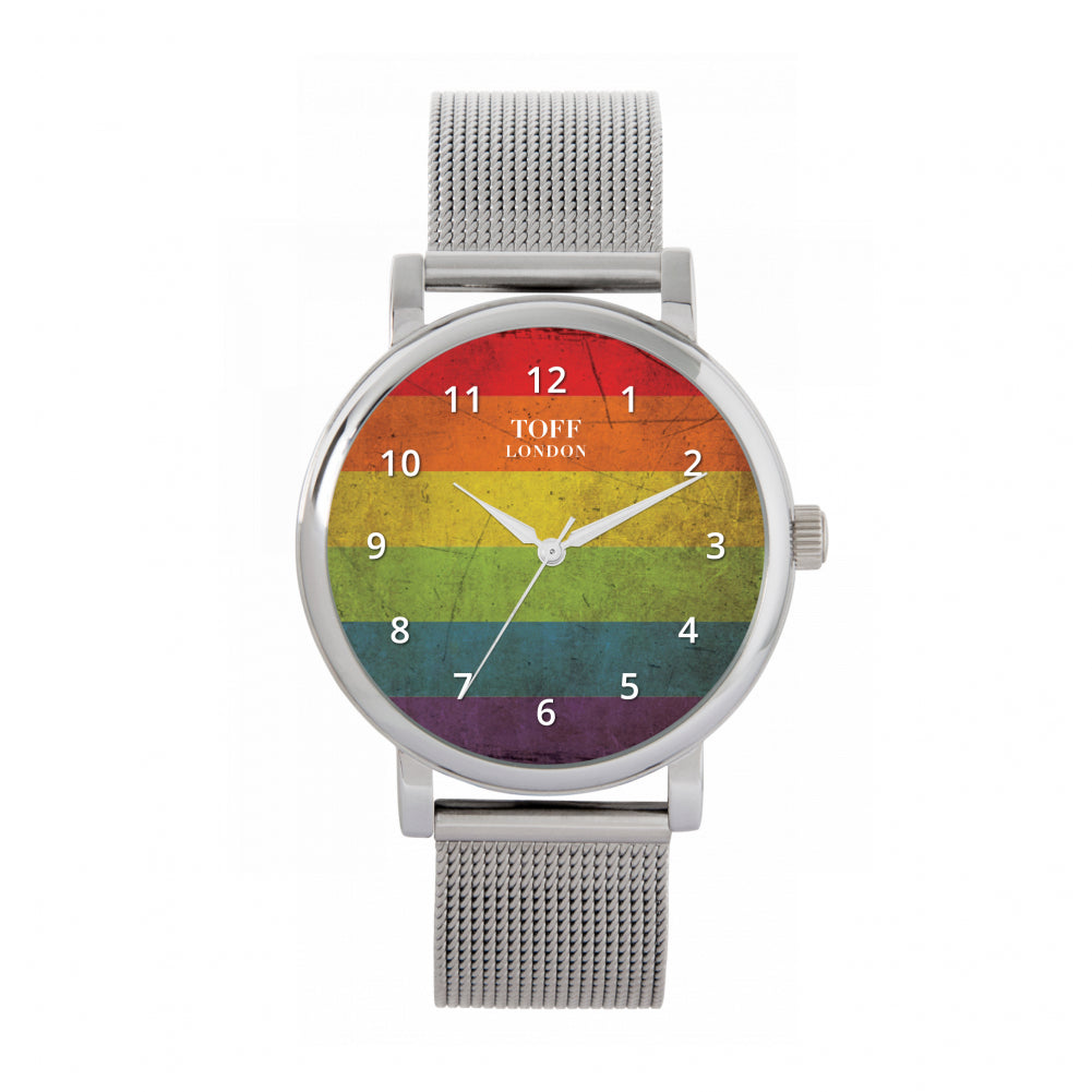 38mm Pride Vintage Rainbow Watch