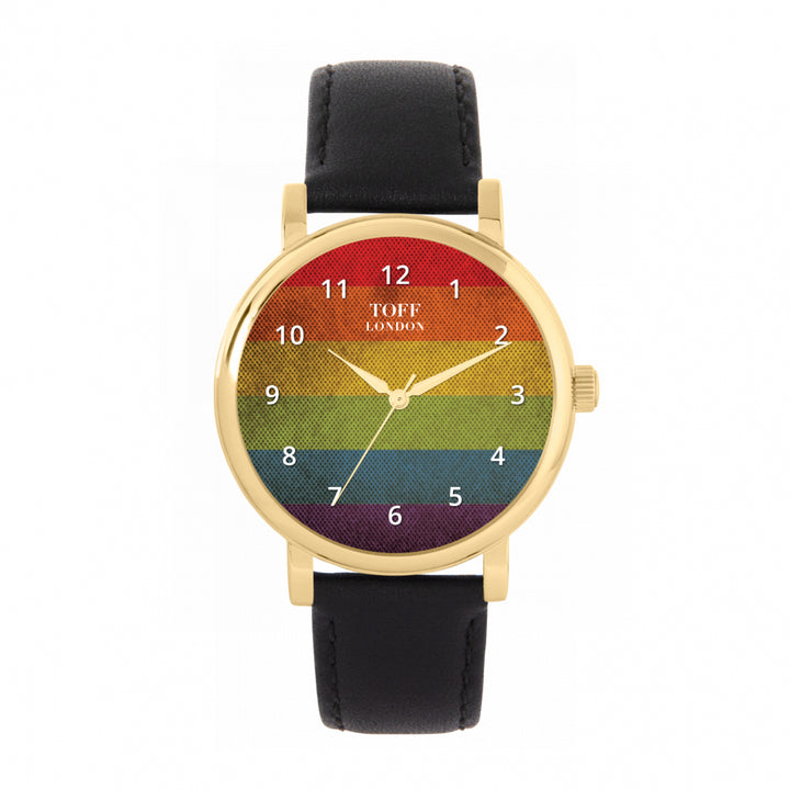 38mm Pride Vintage Rainbow Watch