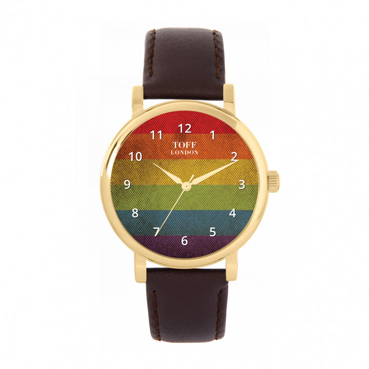38mm Pride Vintage Rainbow Watch