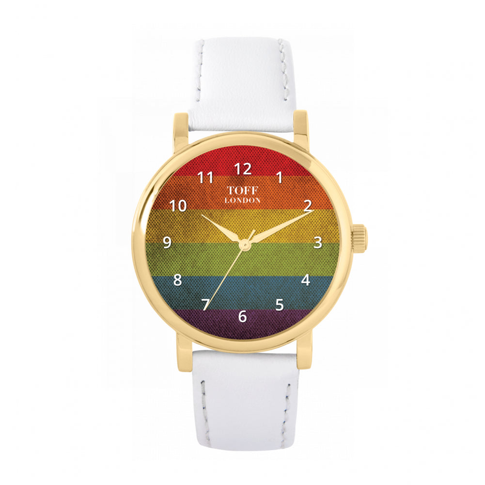 38mm Pride Vintage Rainbow Watch