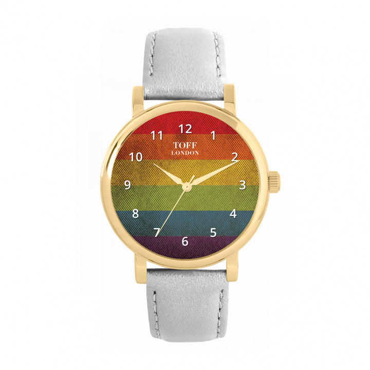 38mm Pride Vintage Rainbow Watch