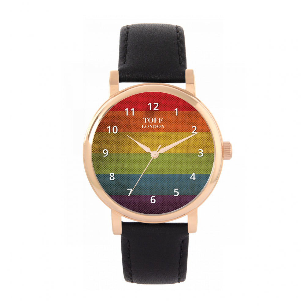 38mm Pride Vintage Rainbow Watch