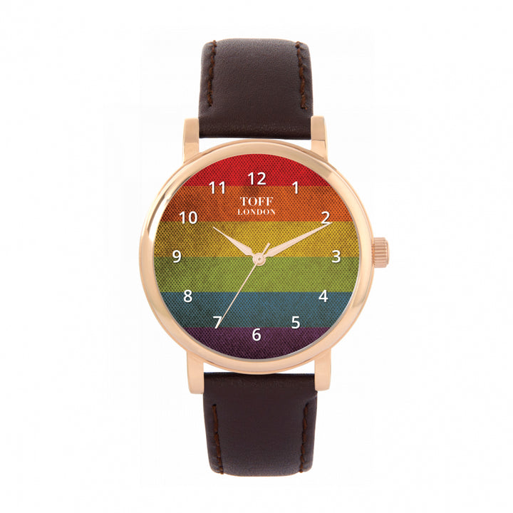 38mm Pride Vintage Rainbow Watch