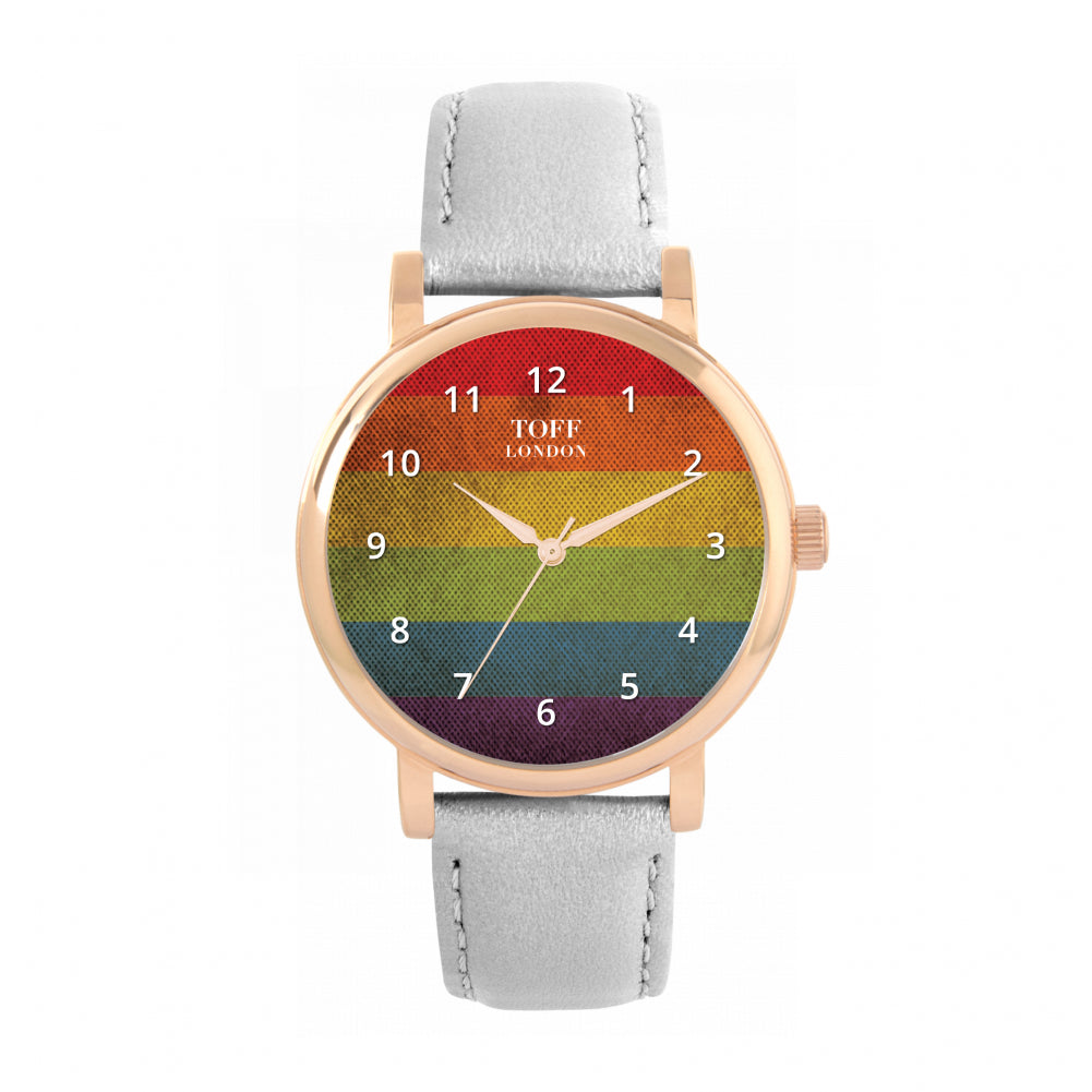 38mm Pride Vintage Rainbow Watch